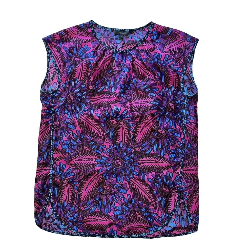 J Crew top EUC size 4 inside care tag removed see picture